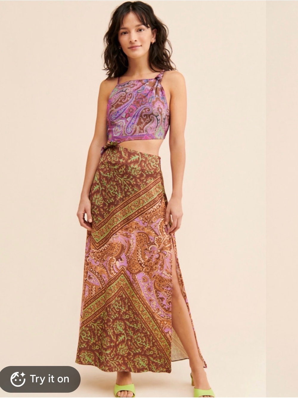 Free People Paisley Maxi Dress